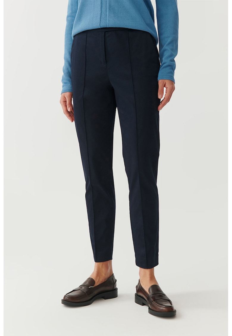 Pantaloni crop conici - Bleumarin