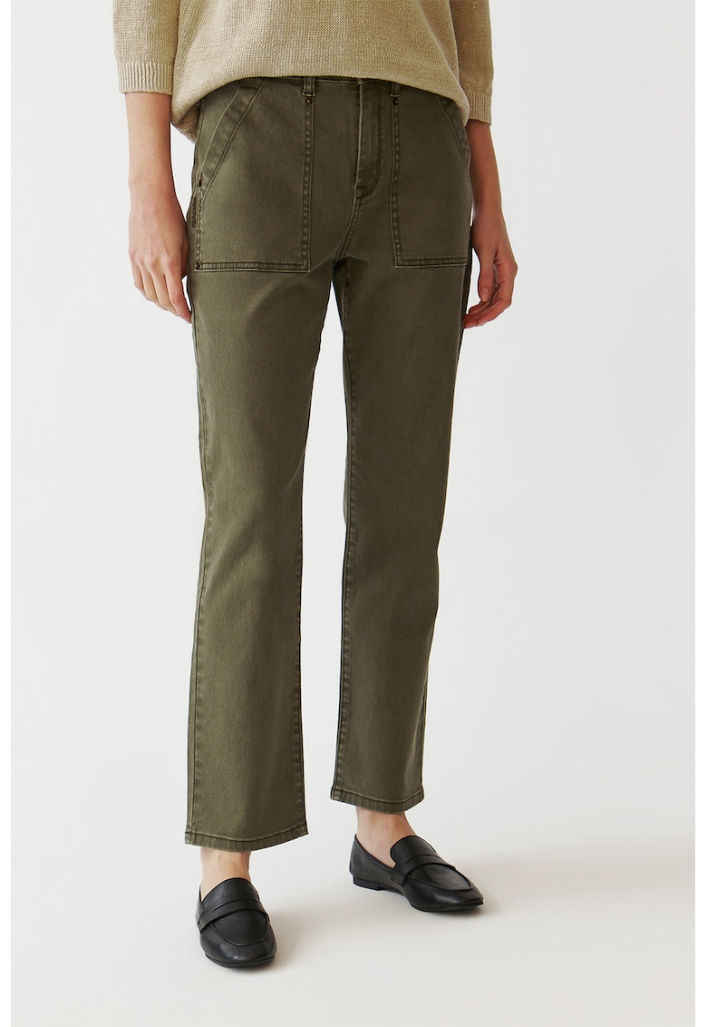 PAntaloni cro conici Mero - Verde feriga