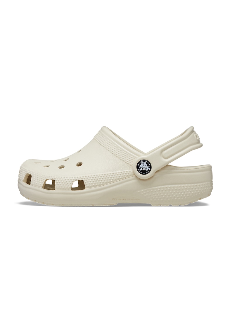 Saboti slingback cu perforatii - Bej