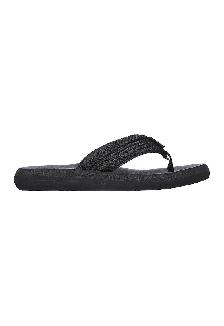 Papuci flip-flop Asana - Negru