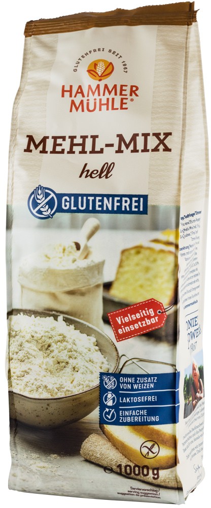Mix de faina alba, fara gluten, 1000g Hammer Muhle