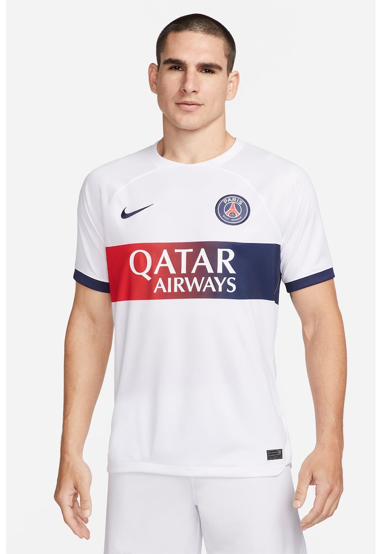 Tricou cu imprimeu pentru fotbal PSG - Rosu/Alb/Bleumarin