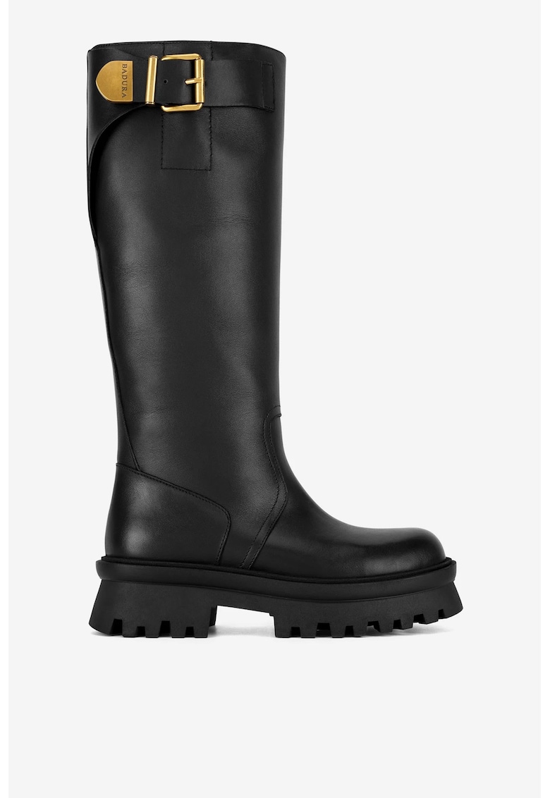 Cizme dama  5905588787242 - Piele naturala - Negru - Negru