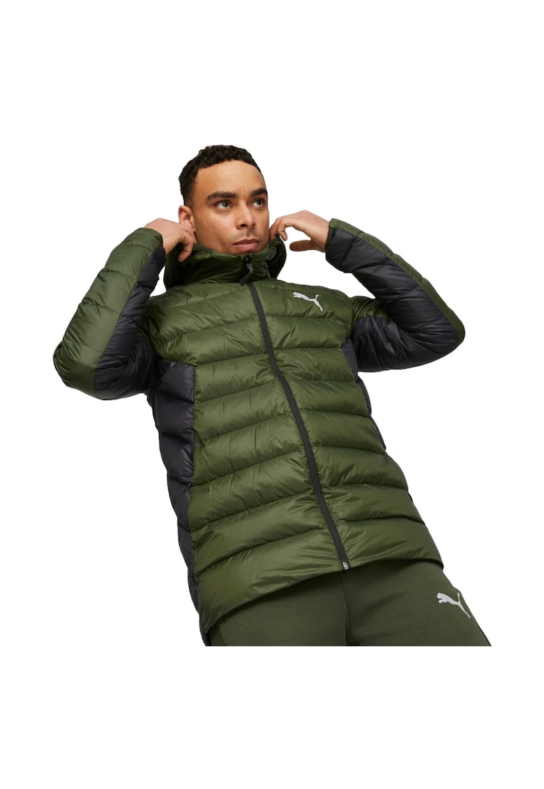 Geaca slim fit cu umplutura de puf PackLITE - Verde