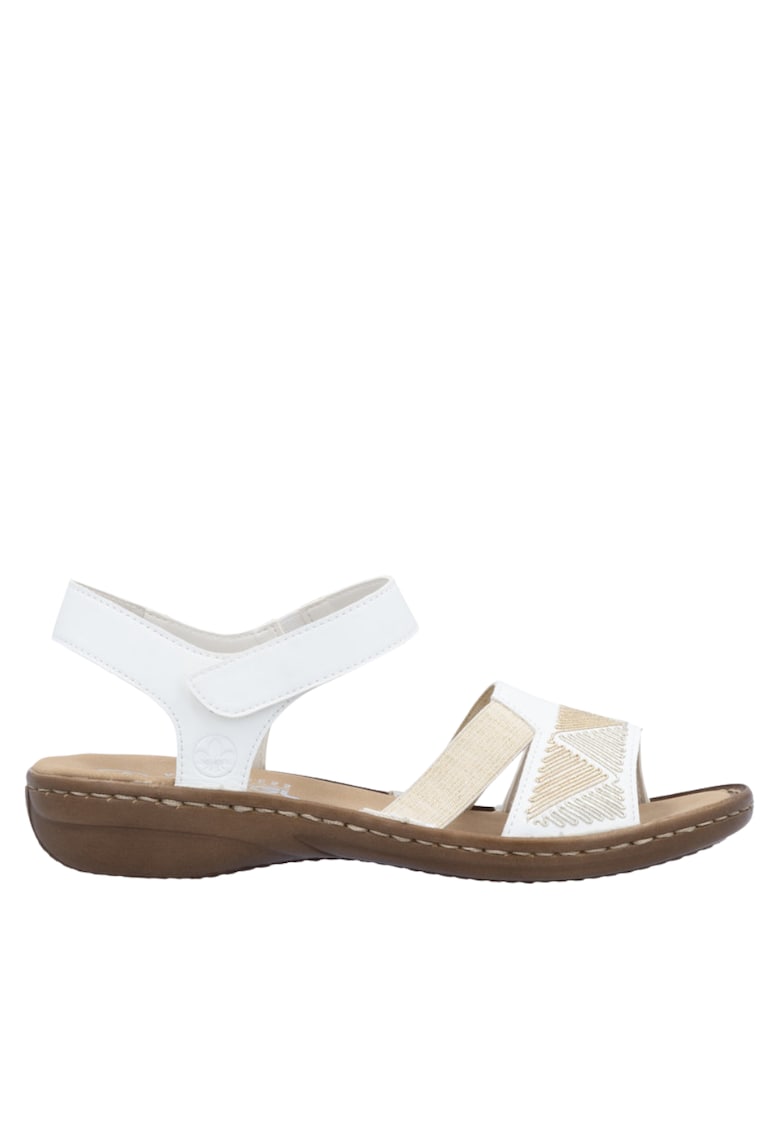 Sandale casual - dama -  ANTISTRESS - 608C4-80 alb - piele ecologica