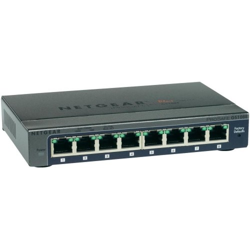 Switch Netgear GS108E, 8 porturi Gigabit plus, desktop
