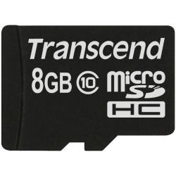 Card de memorie Transcend microSDHC 8GB Clasa 10