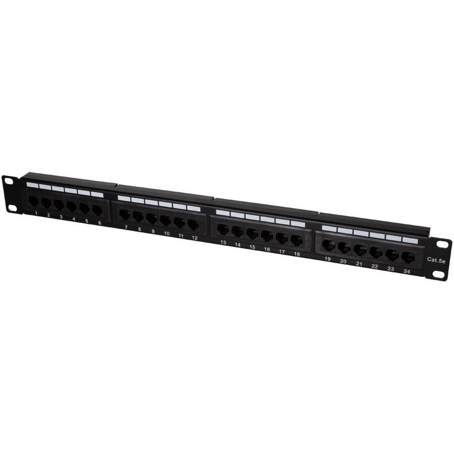 Patch panel LogiLink UTP 24 porturi Cat5e
