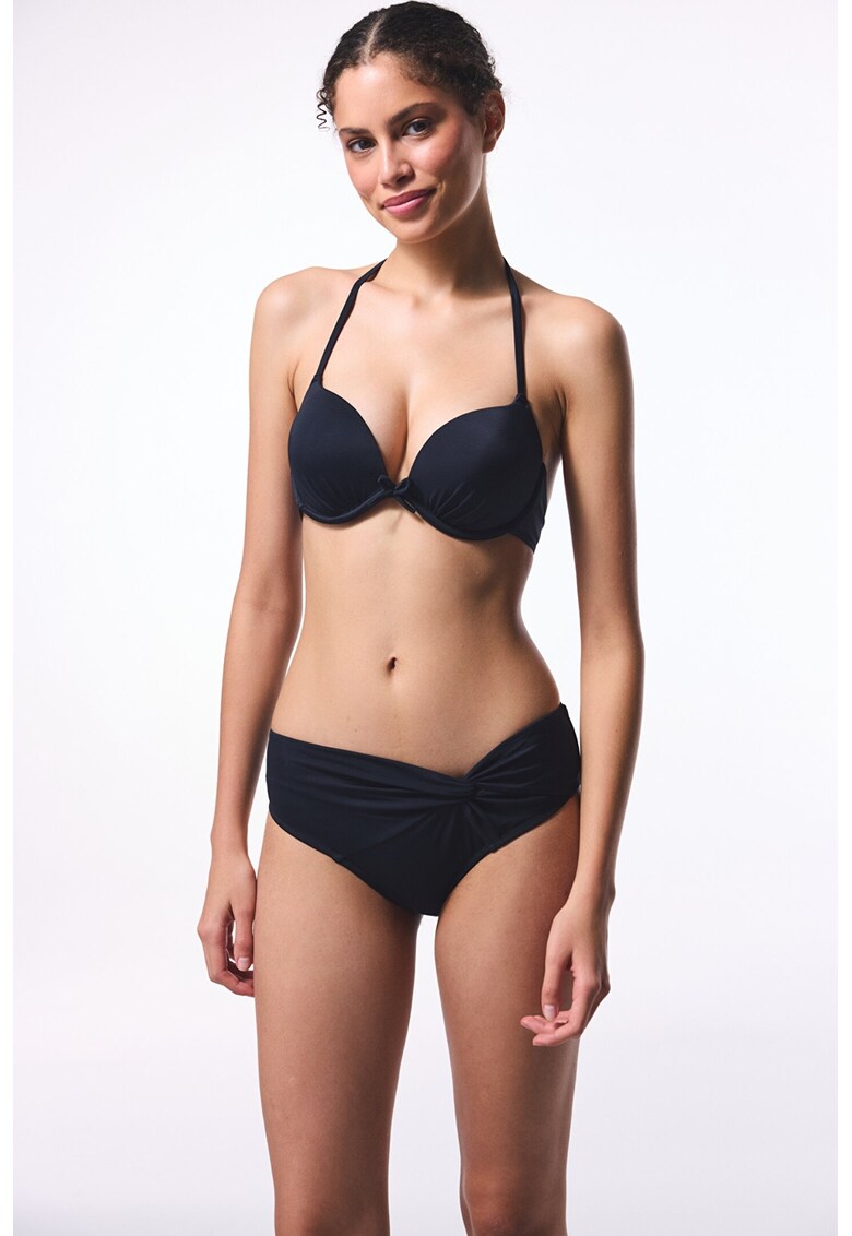 Sutien halter de baie - Negru