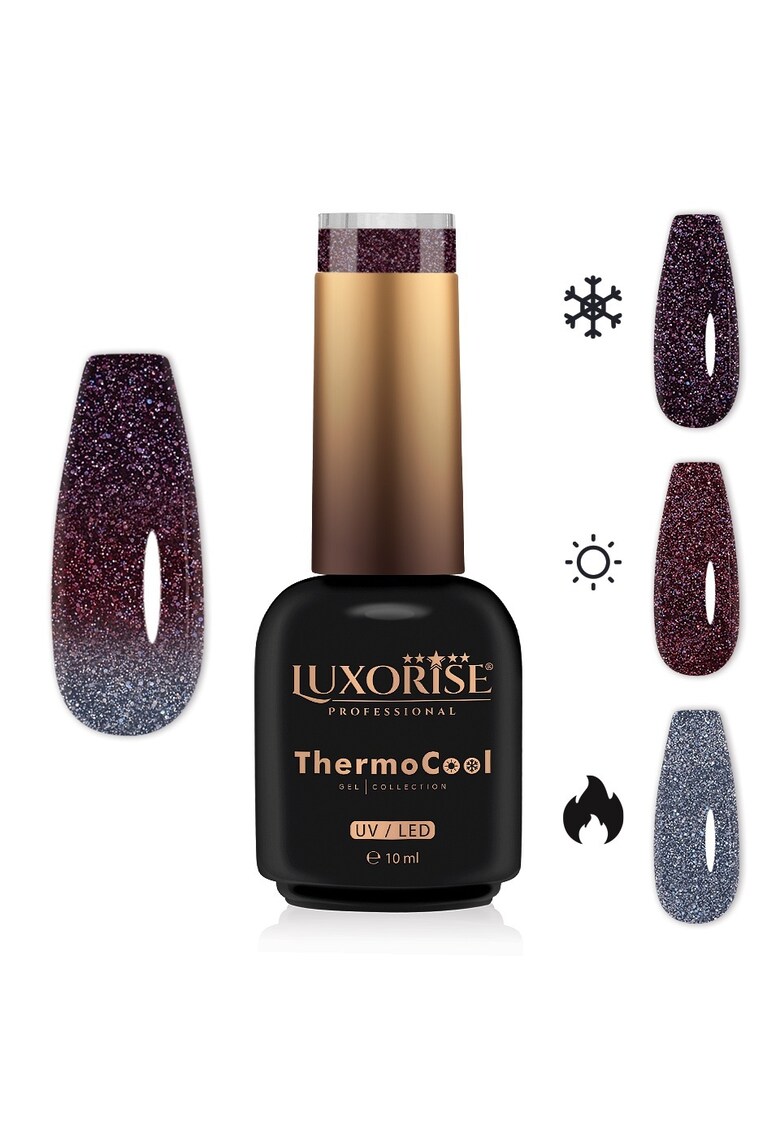 Oja Semipermanenta Termica 3 Culori  ThermoCool - Cosmic Cassie 10ml