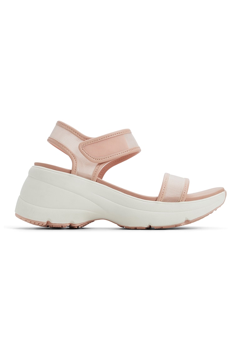 Sandale wedge Chamomile - Roz prafuit