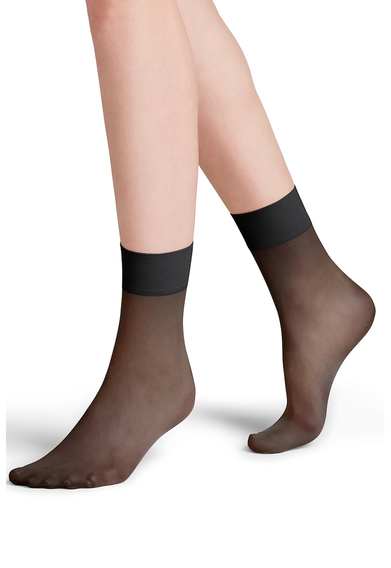 Sosete la glezna cu aspect mat - 20 DEN - Negru