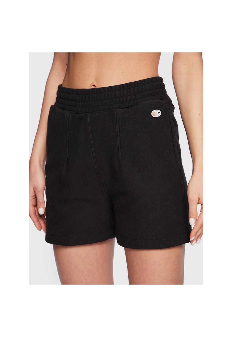 Pantaloni scurti sport dama -  300802731 - Bumbac - Negru