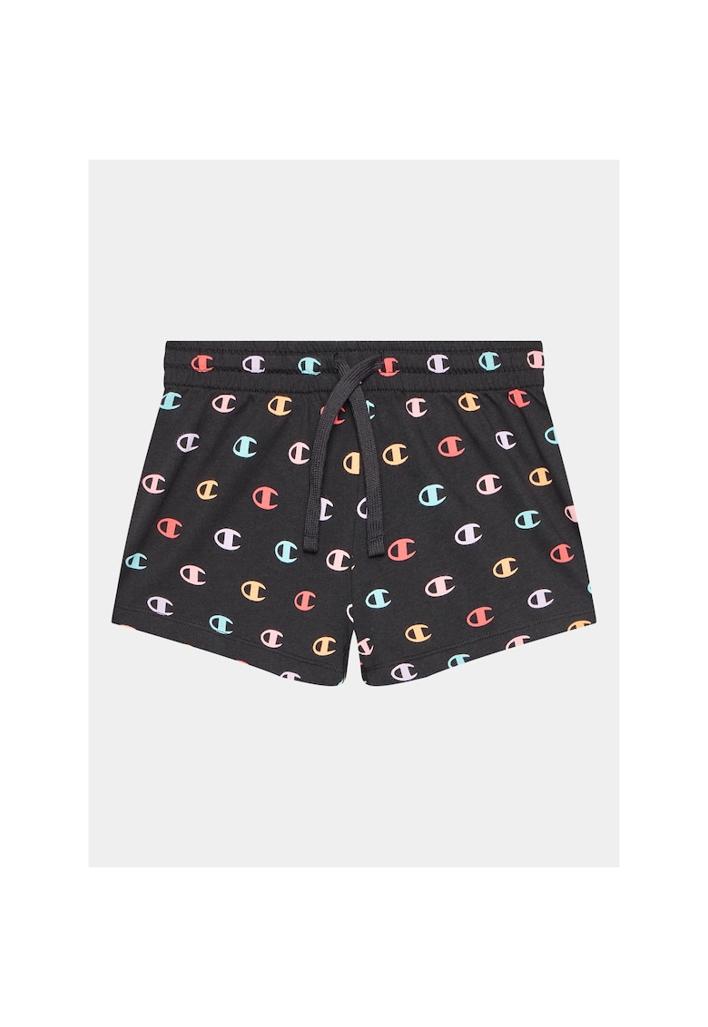 Pantaloni scurti sport Fete -  302261888 - Bumbac - Negru