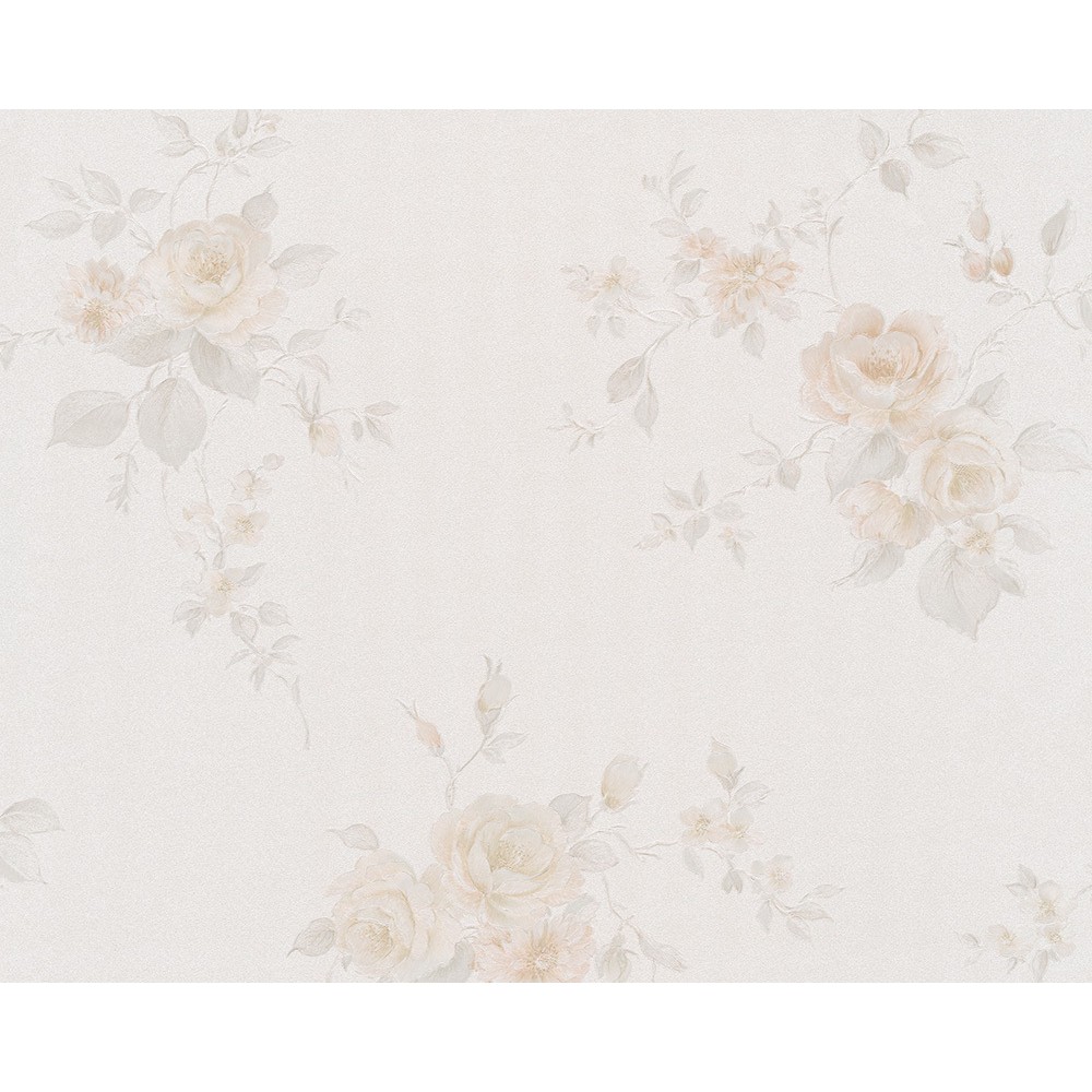 Tapet vinil As Creation 978318, bej, model floral, 10 x 0.53 m