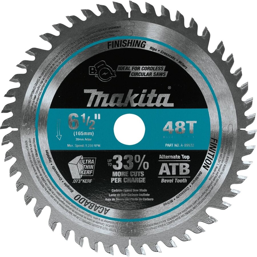 saw blade SPECIALIZED 165x20 48Z