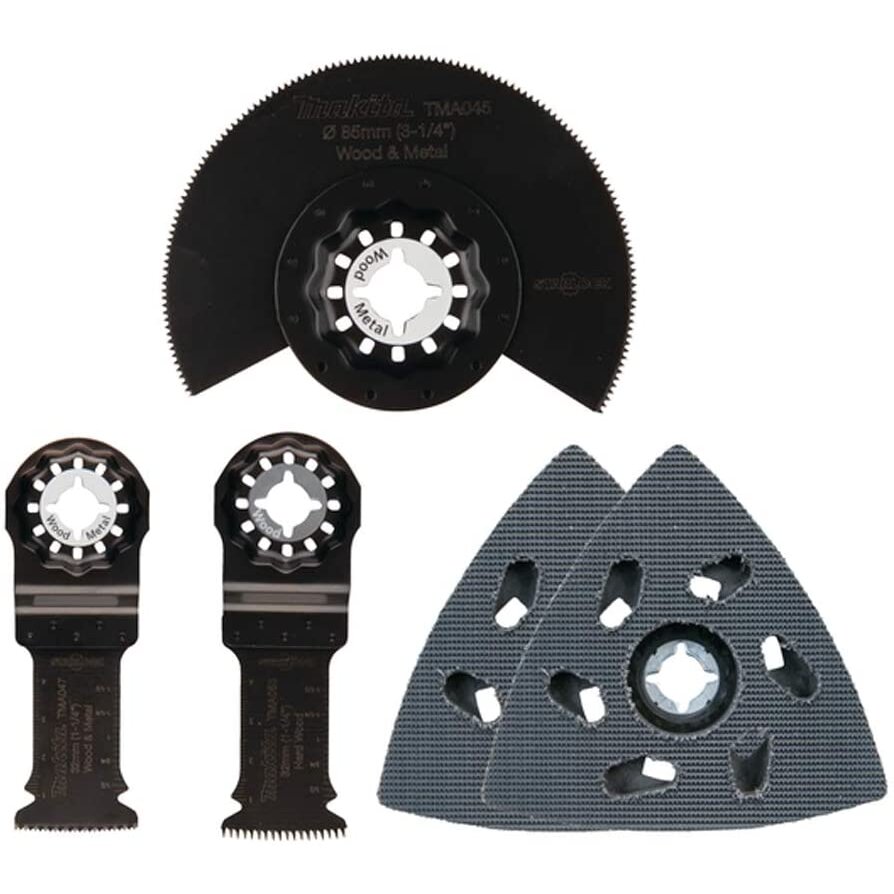 Set 5 Panze pentru Tamplarie B-67511 Starlock pentru Masina Multifunctionala Negru/Gri