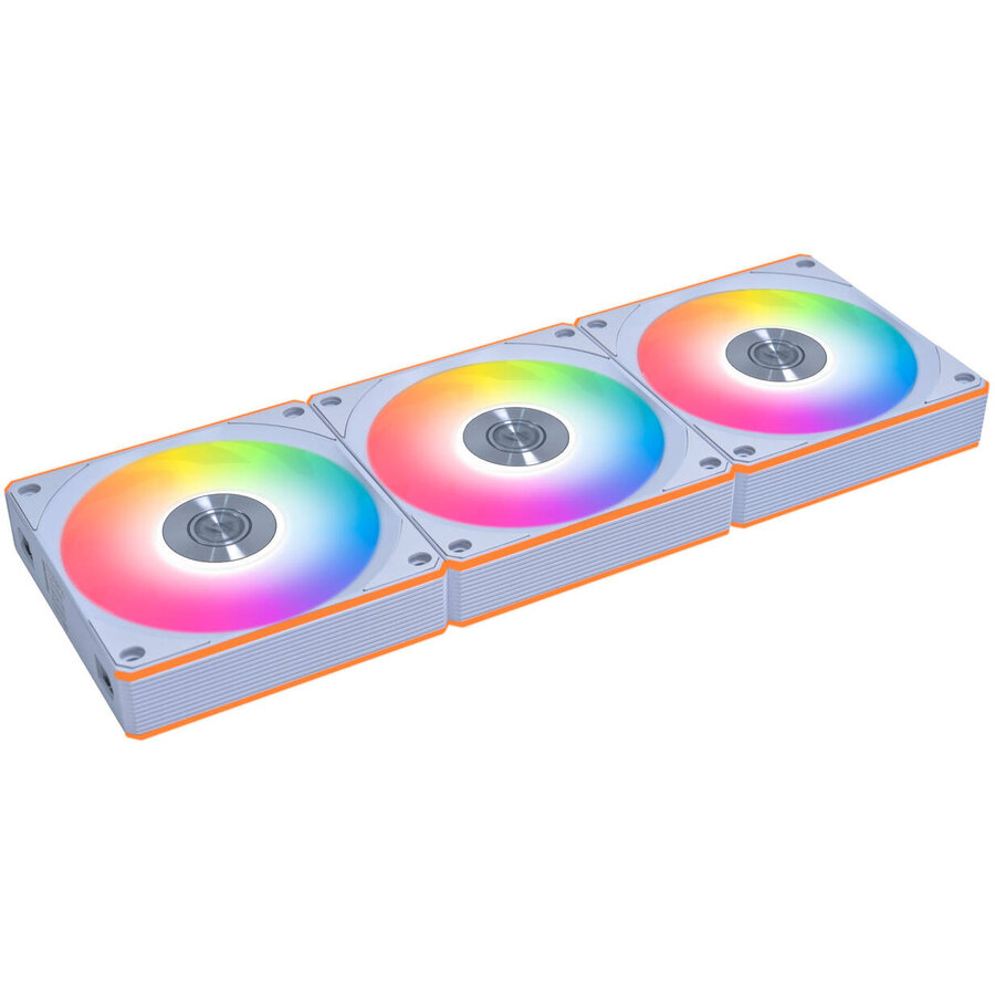 Ventilator UNI FAN CL Wireless Reverse 3er-Pack 120mm Alb