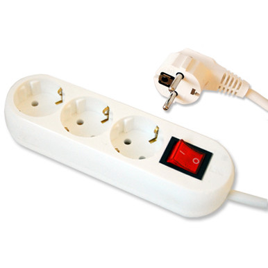 Prelungitor PRELUNGITOR 3X1.5MM 3 PRIZE 10M INTRERUPATOR