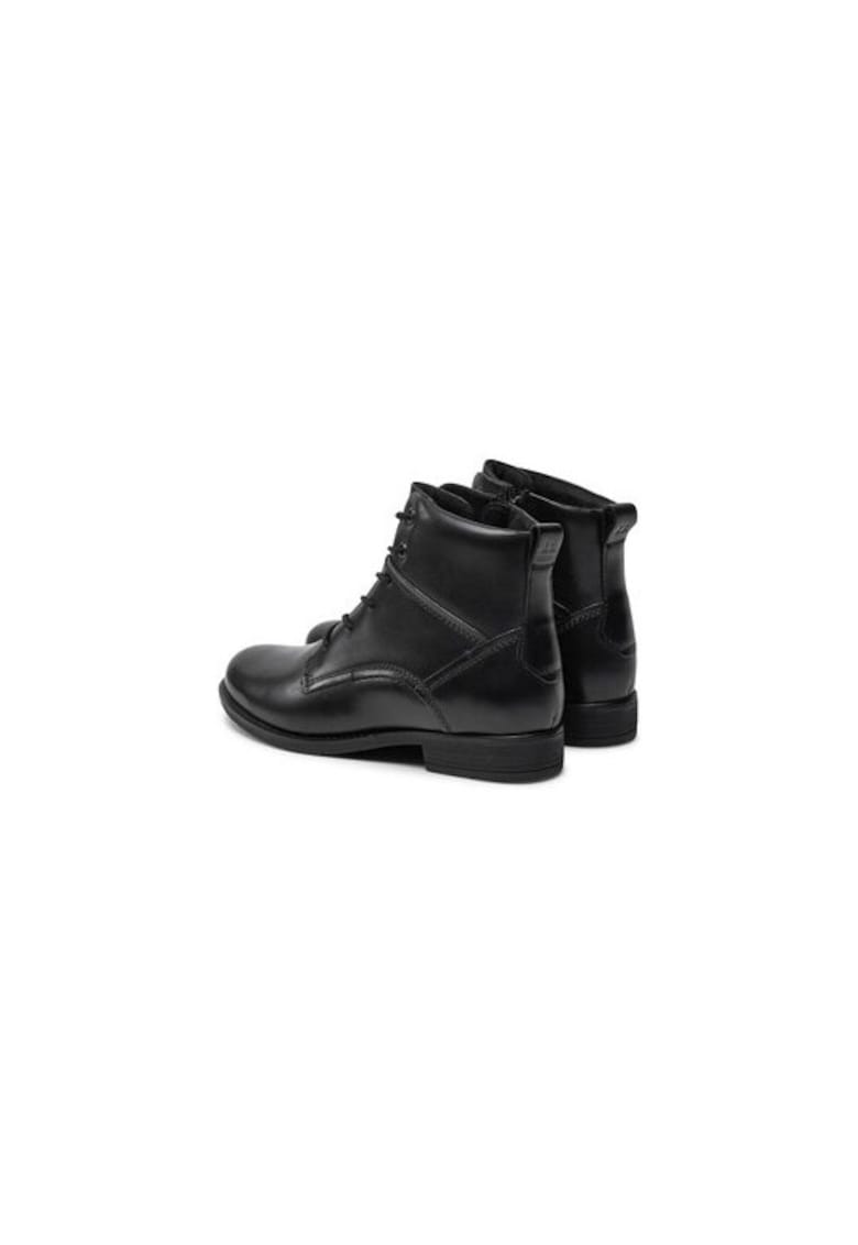 Ghete dama Piele naturala - Negru - Negru