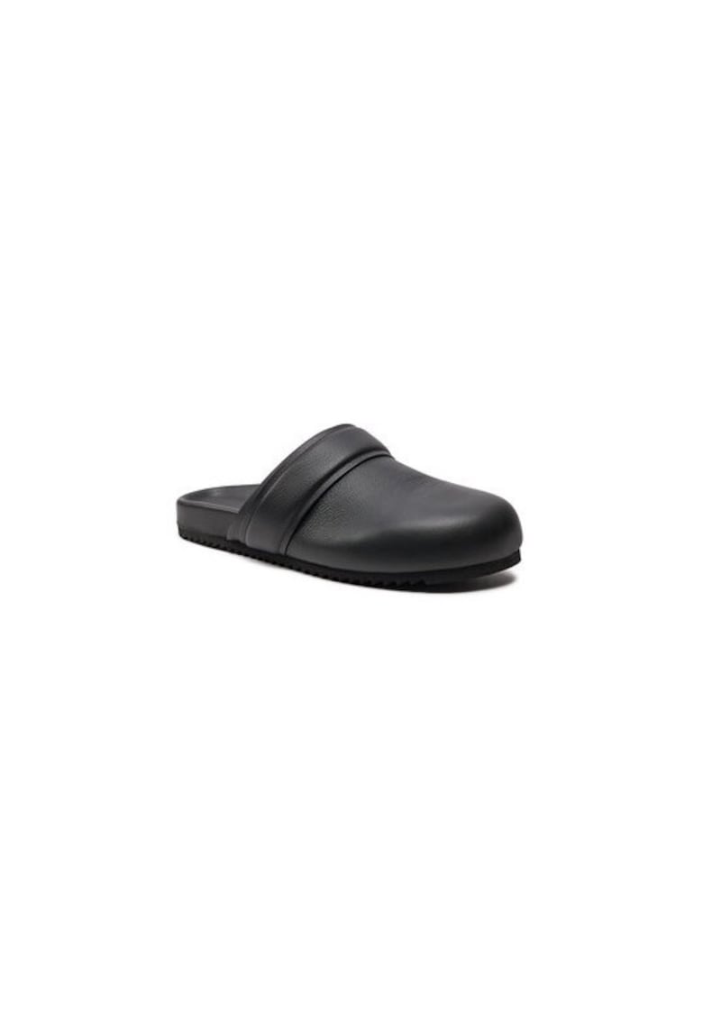Papuci barbati Vic Matie - 303969226 - Piele naturala - Negru - Negru