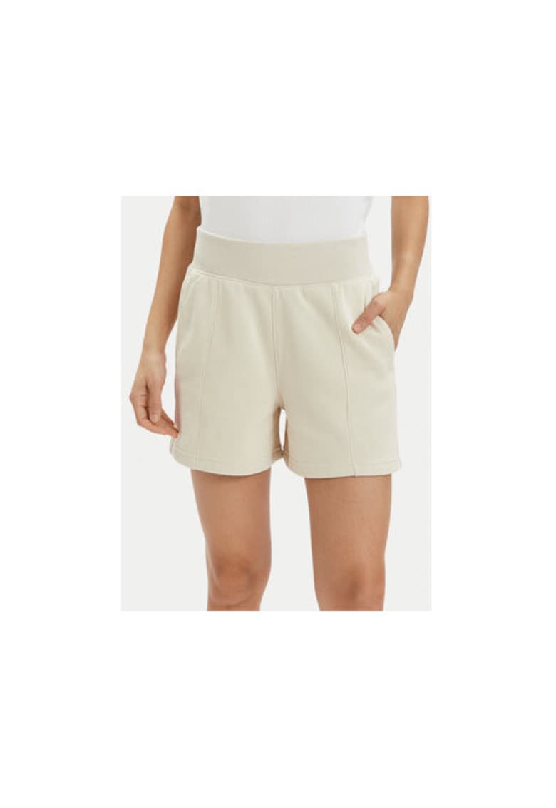 Pantaloni scurti dama -  303384791 - Bumbac/Poliester - Alb - Alb