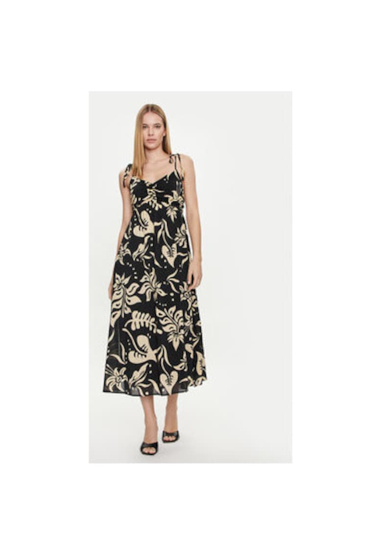 Rochie dama -  304357626 - Bumbac/Viscoza - Negru - Negru