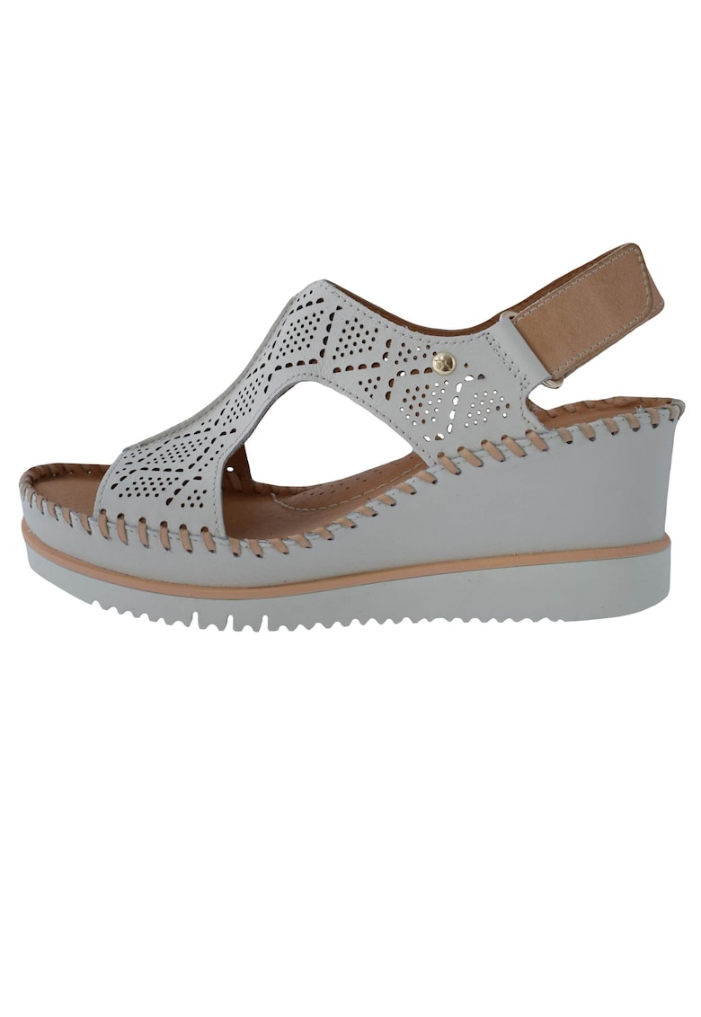 Sandale dama - din piele naturala - marca  W3Z-1775C1-52-21 - crem - Crem