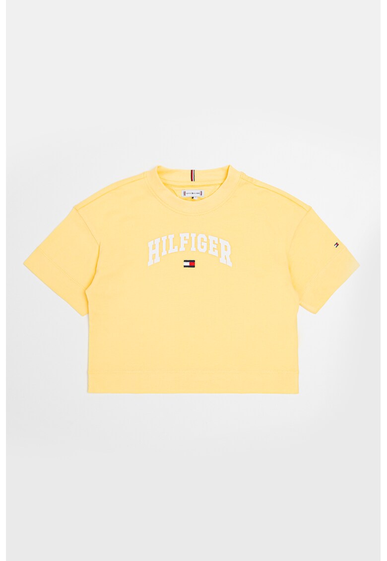 Tricou cu imprimeu logo - Galben