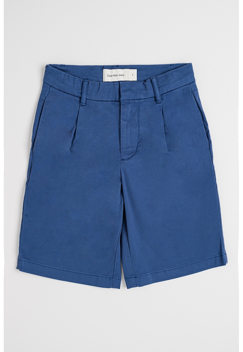 Pantaloni scurti chino relaxed fit - Albastru prafuit
