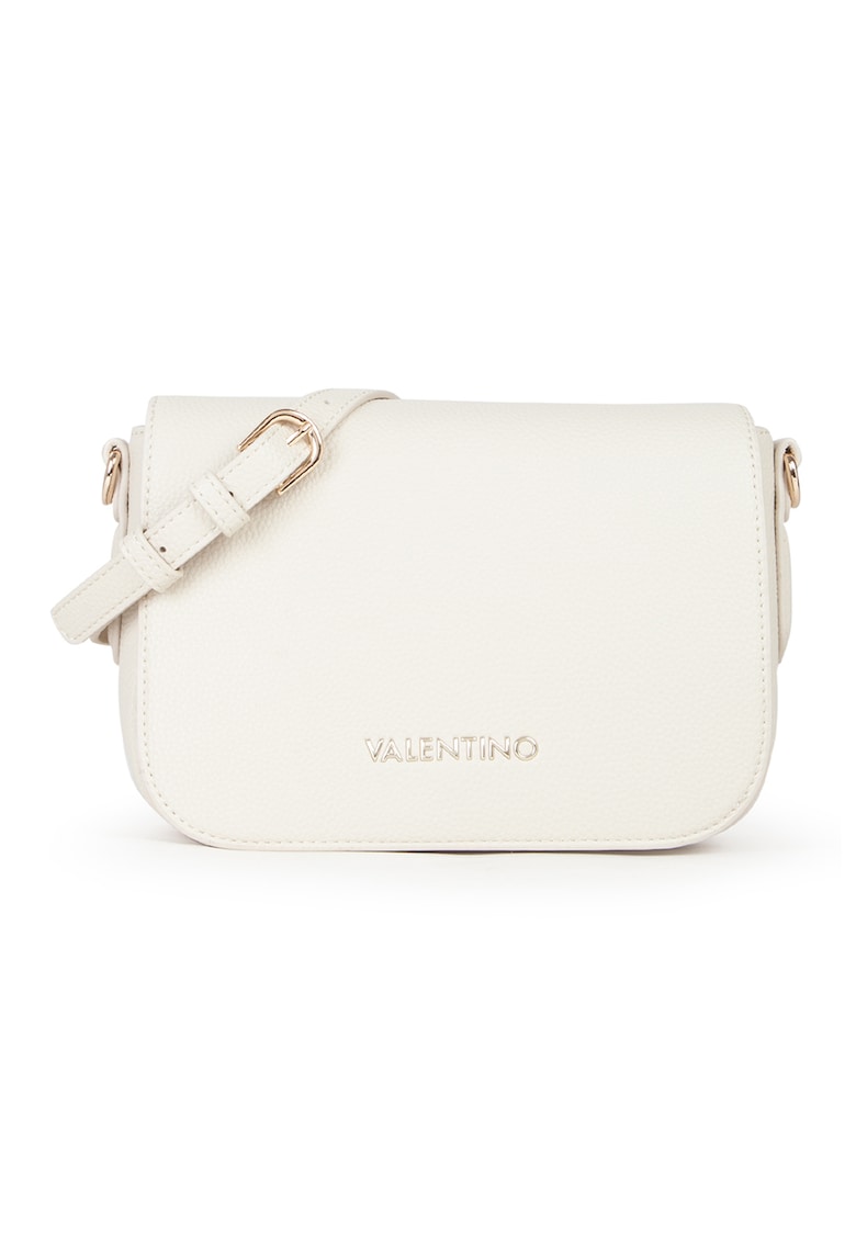 Geanta crossbody cu clapa Brixton - Alb fildes