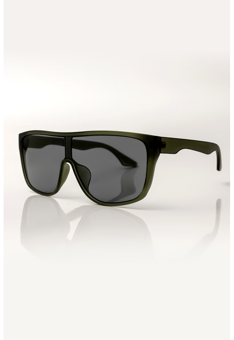 Ochelari de soare shield - Verde inchis