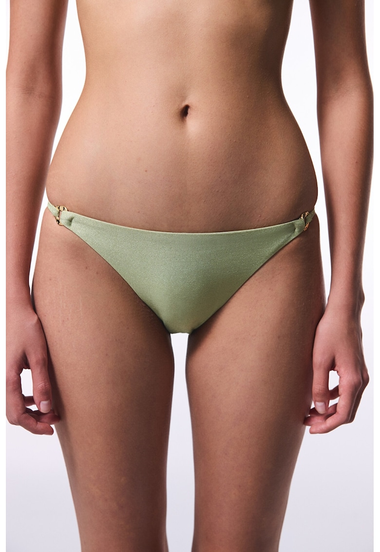 Bikini cu model uni - Kaki