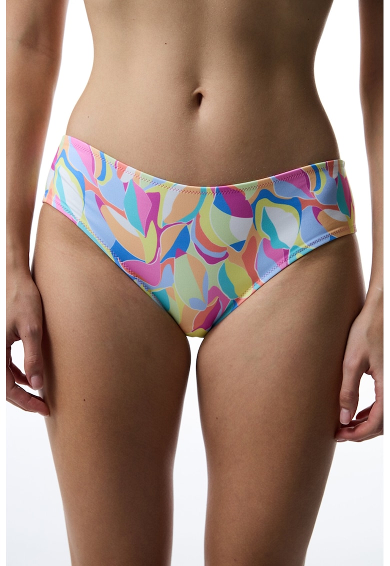 Slip cu imprimeu abstract - Multicolor