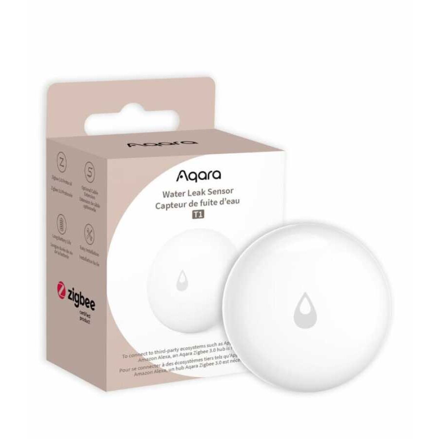 Senzor Detectie Scurgeri Apa T1 Wireless Alb