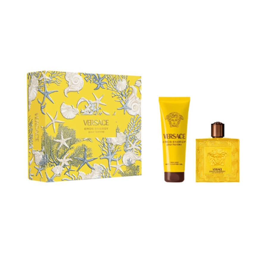 Set cadou Versace Eros Energy, Barbati Apa de Parfum, 100 ml + Gel de dus, 150 ml