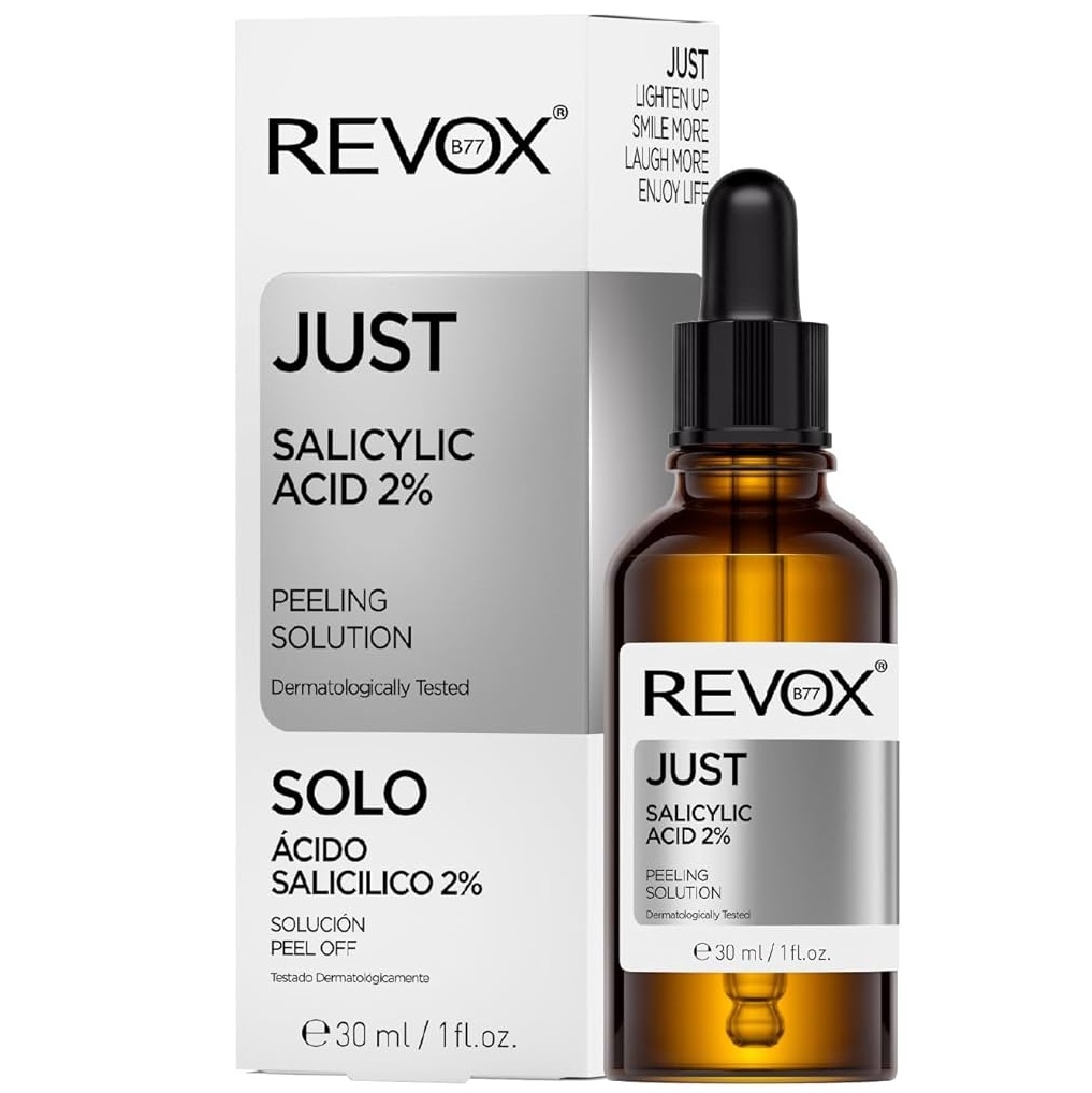 Solutie exfolianta Revox, Just Salicylic Acid, cu acid salicilic, 30 ml (Concentratie: Serum, Gramaj: 30 ml)
