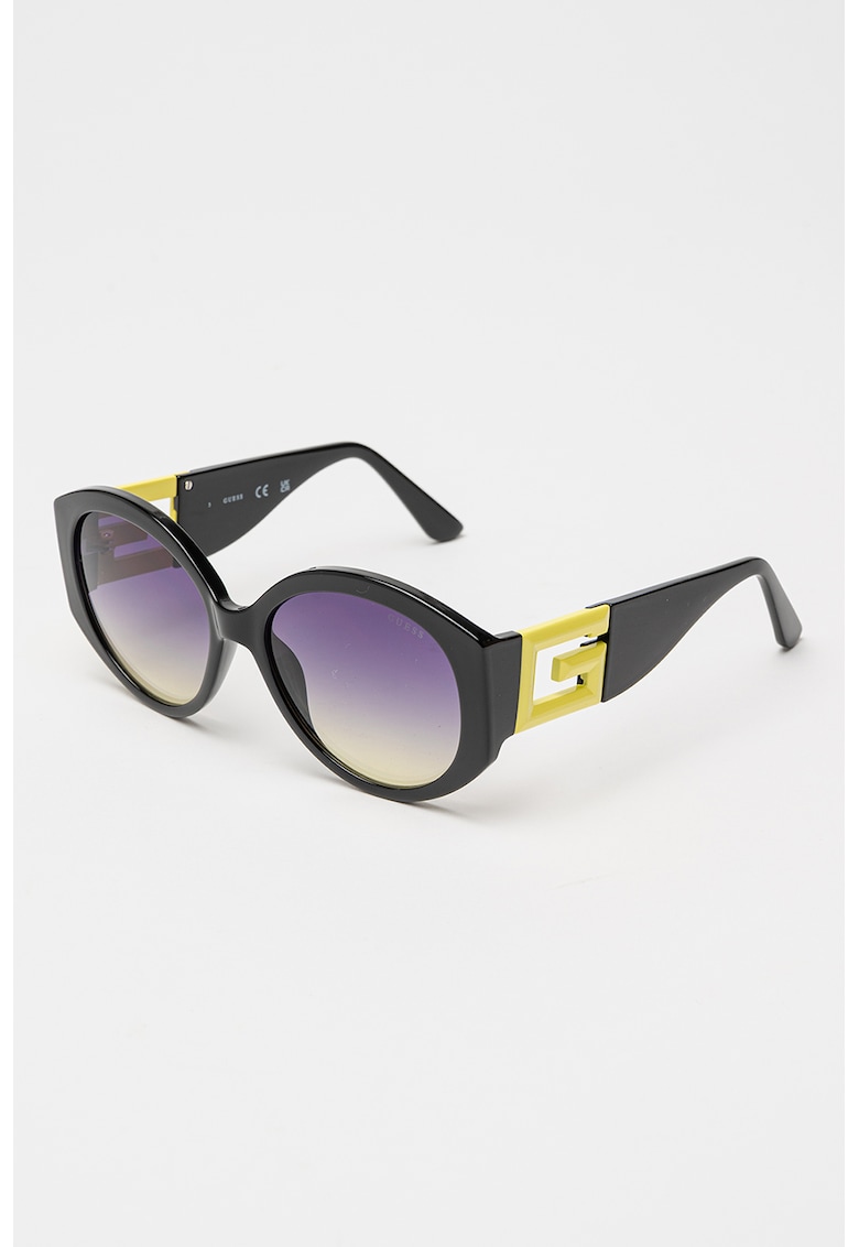 Ochelari de soare butterfly - Negru/Verde lime