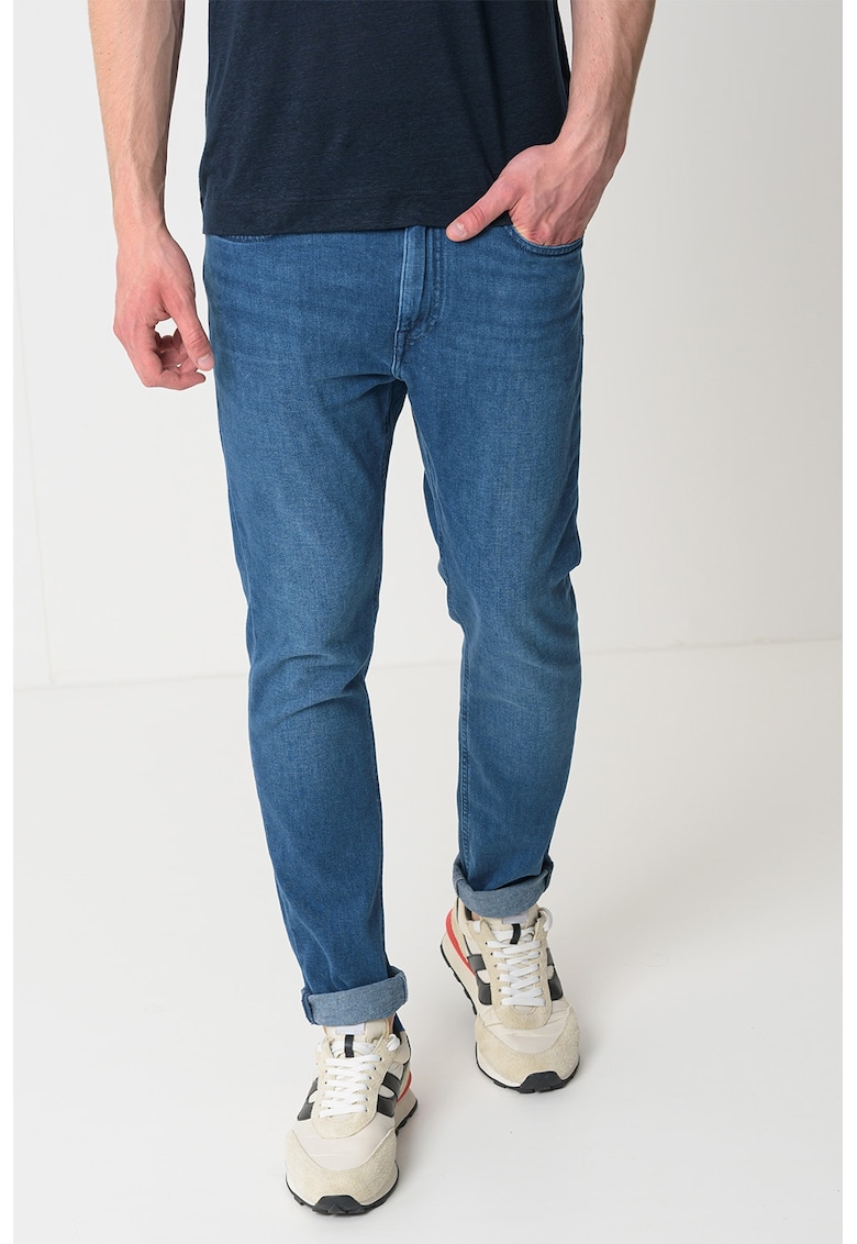 Blugi slim fit Bleecker - Albastru inchis