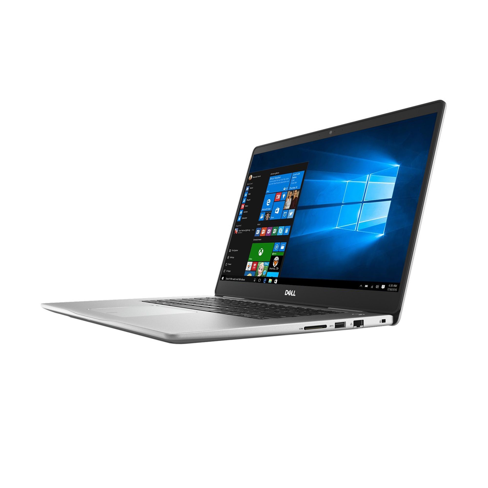 Laptop DELL, INSPIRON 7570,  Intel Core i7-8550U, 1.80 GHz, HDD: 512 GB, RAM: 8 GB, video: nVIDIA GM108-B, webcam