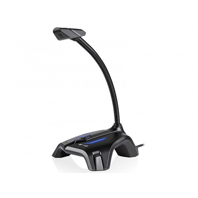 Microfon GameZone Gamer LED USB Negru