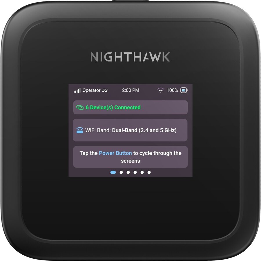 Router wireless Nighthawk M3 WiFi 6, mobile WiFi router (black)