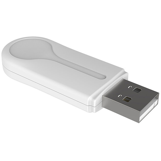 Cablu de date U10, 2.4 GHz, Compatibil cu Garmin,  Zwift, Tacx Vortex, Bkool, Wahoo, Trainer Road, Rouvy, USB, Alb