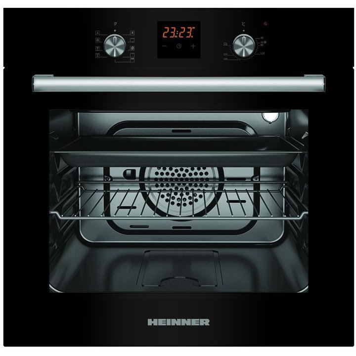 Cuptor Incorporabil Heinner HBO-S569LDTDGC-GBK, colum: 56L, multifunctional, 9 functii, ventilatie, grill