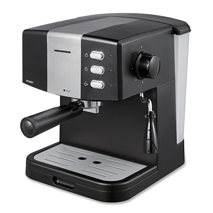 Oferte la Espresor Heinner HEM-850BKSL, pompa presiune 15 bar, 850W