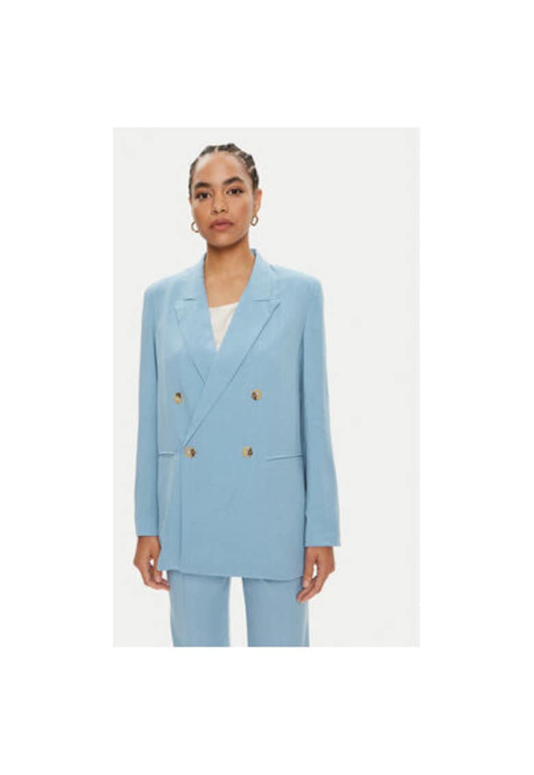 Sacou dama -  304549564 - Viscoza/In - Albastru - Albastru