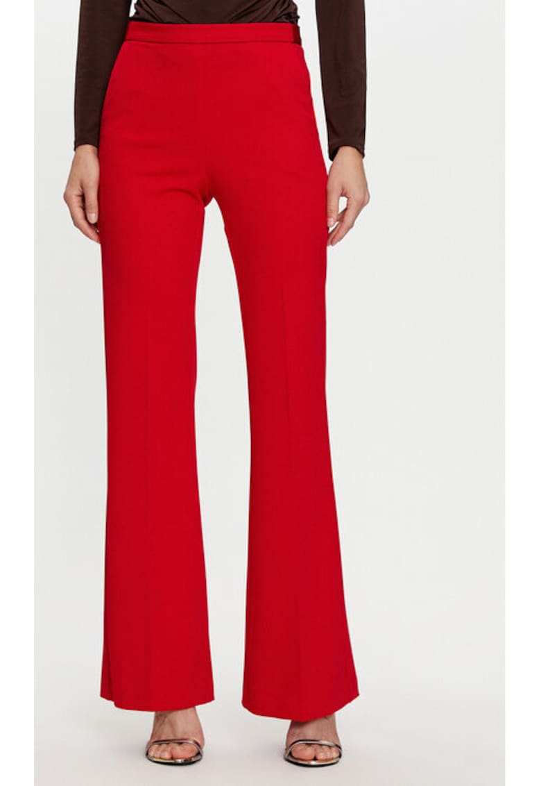 Pantaloni dama -  304857447 - Poliester - Negru - Negru