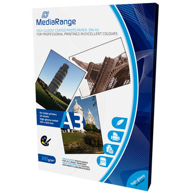 Hartie foto MediaRange DIN A3 Photo Paper for inkjet printers, high-glossy c