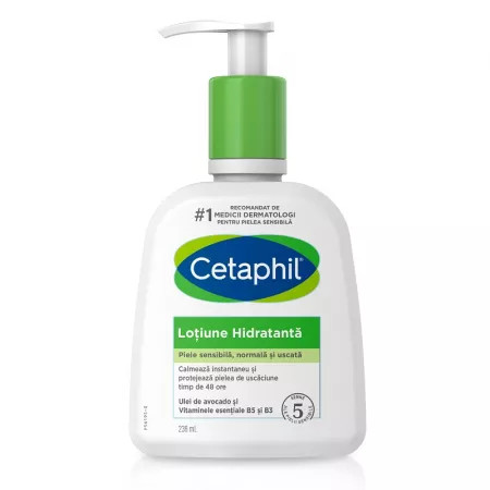Lotiune hidratanta pentru piele uscata si sensibila Cetaphil (Concentratie: Lotiune de Corp, Gramaj: 500 ml)