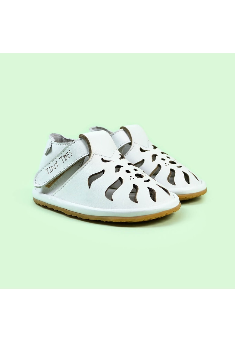 Oferte la Sandale Barefoot din piele naturala - Kimba - Alb - Alb